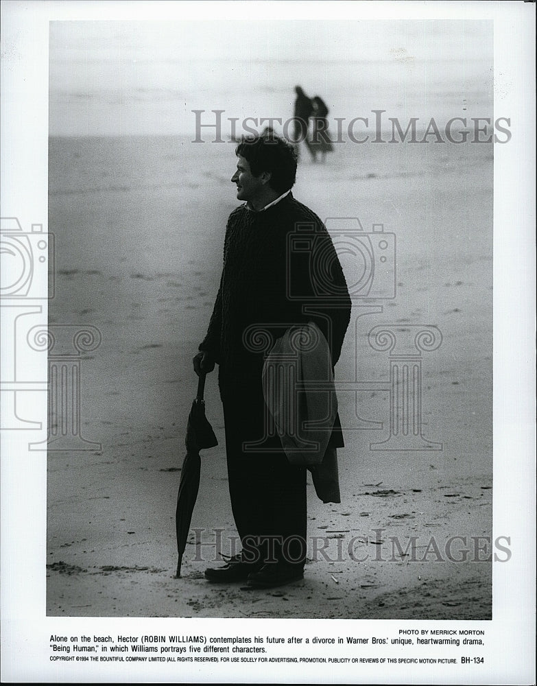 1994 Press Photo Robin Williams in "Being Human"- Historic Images