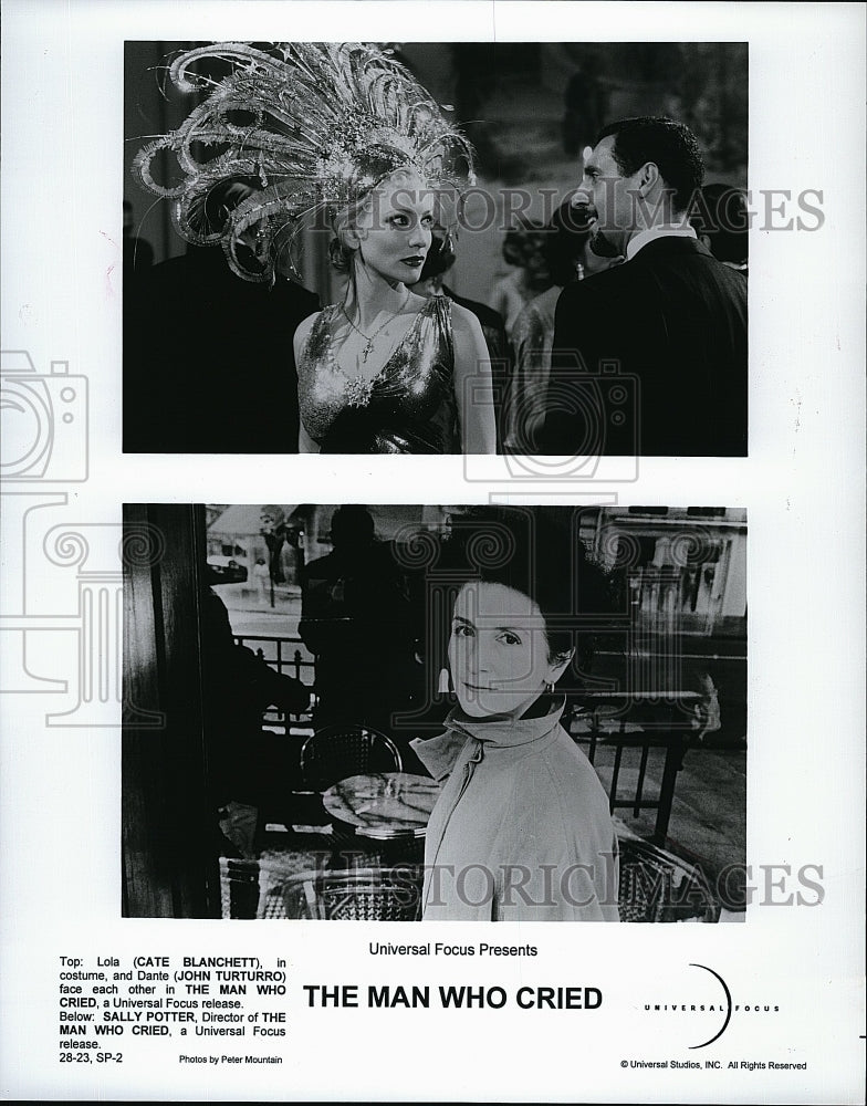 Press Photo Cate Blanchett,John Turturro,Sally Potter in &quot;The Man who Cried&quot;. - Historic Images