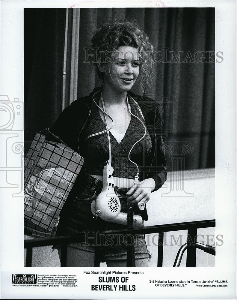 1998 Press Photo Actress Natasha Lyonne in &quot;Slums of Beverly Hills&quot;- Historic Images