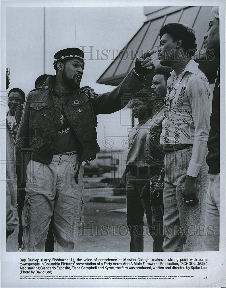 1987 Press Photo Larry Fishburne &quot;School Daze&quot;- Historic Images