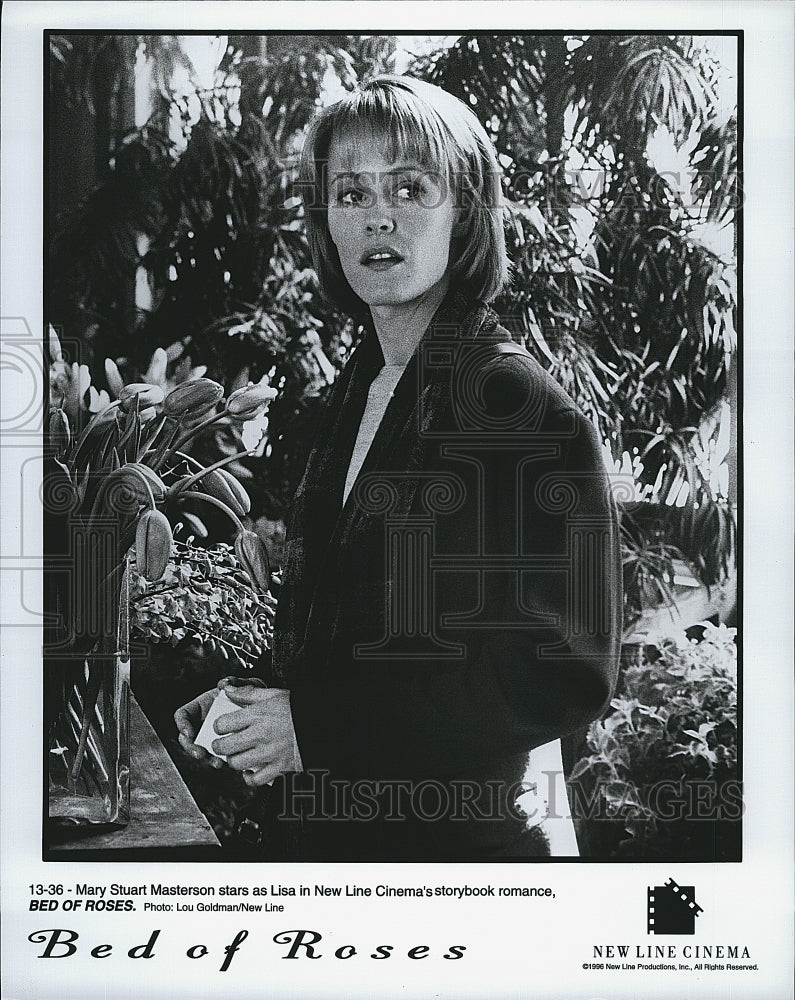 1996 Press Photo Mary Stuart Masterson American Actress Bed Of Roses Movie Film- Historic Images