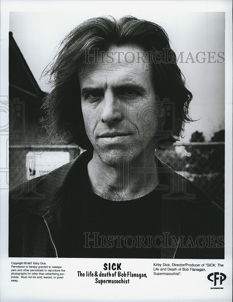 1997 Press Photo Kirby Dick Director Producer of &quot;Sick&quot; The Life and Death Of- Historic Images