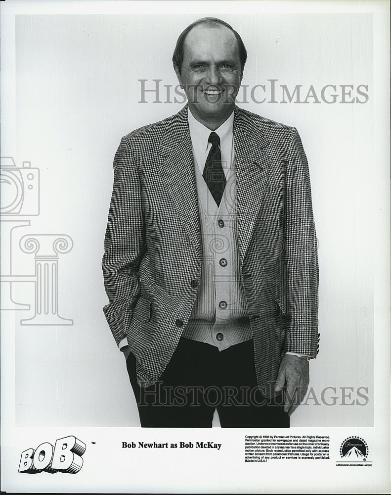 1993 Press Photo Bob Newhart American Actor Stars In Television Sitcom TV Show- Historic Images