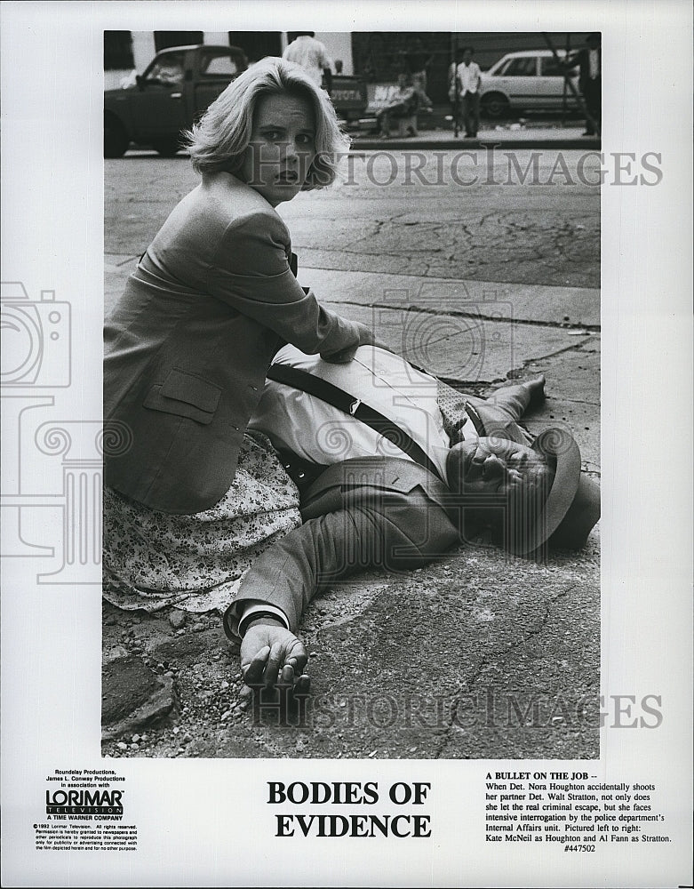 1992 Press Photo TV Series &quot;Bodies of Evidence&quot; Kate McNeil Al Fann- Historic Images