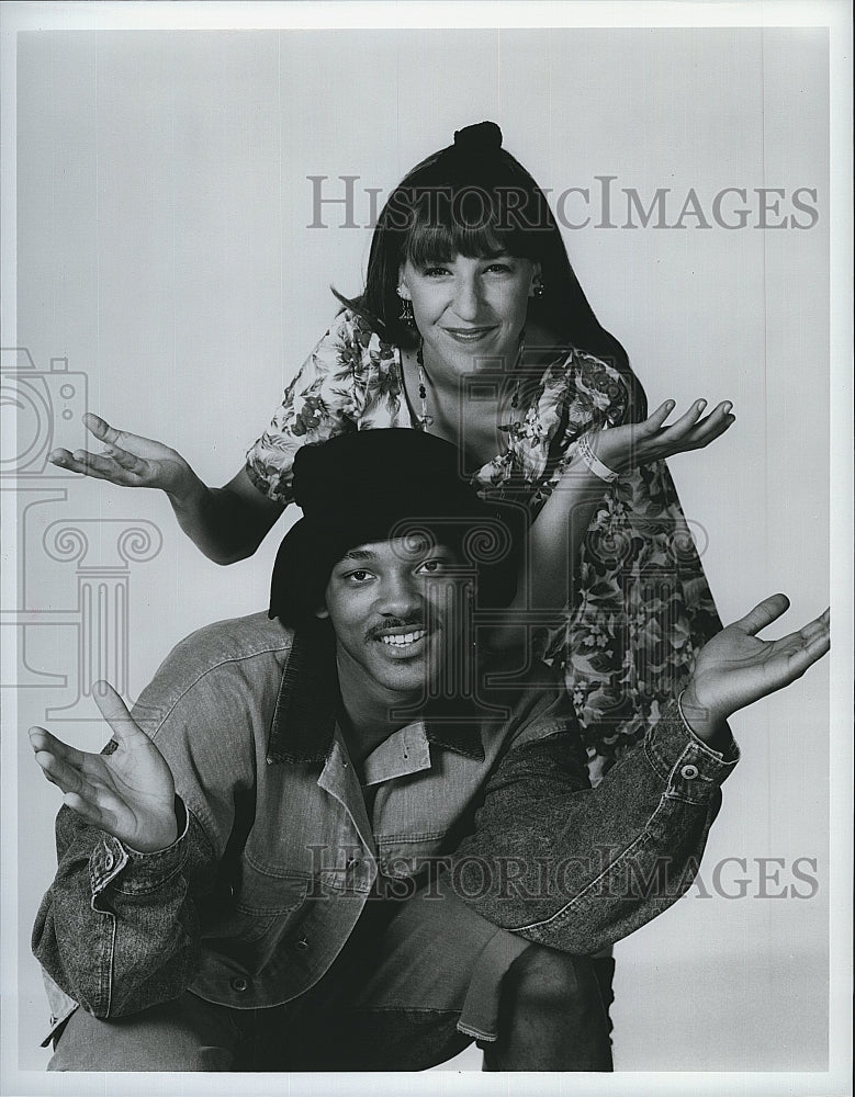 1992 Press Photo Mayim Bialik, Will Smith - Historic Images