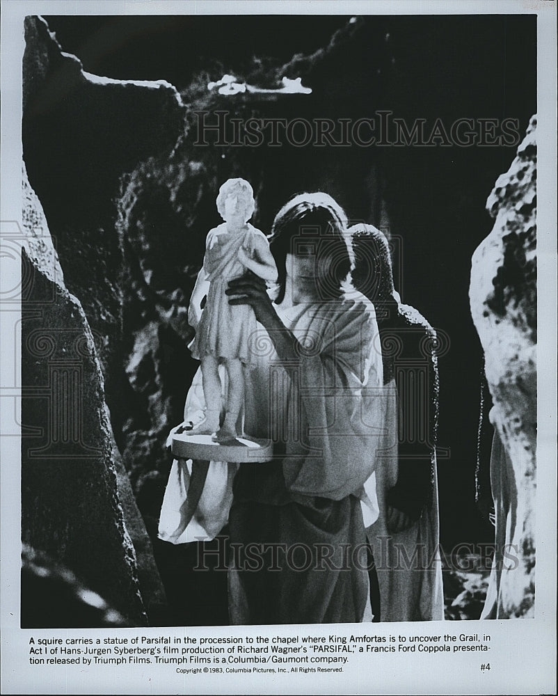 1983 Press Photo Actor Armin Jordan In &quot;Parisfal&quot;- Historic Images