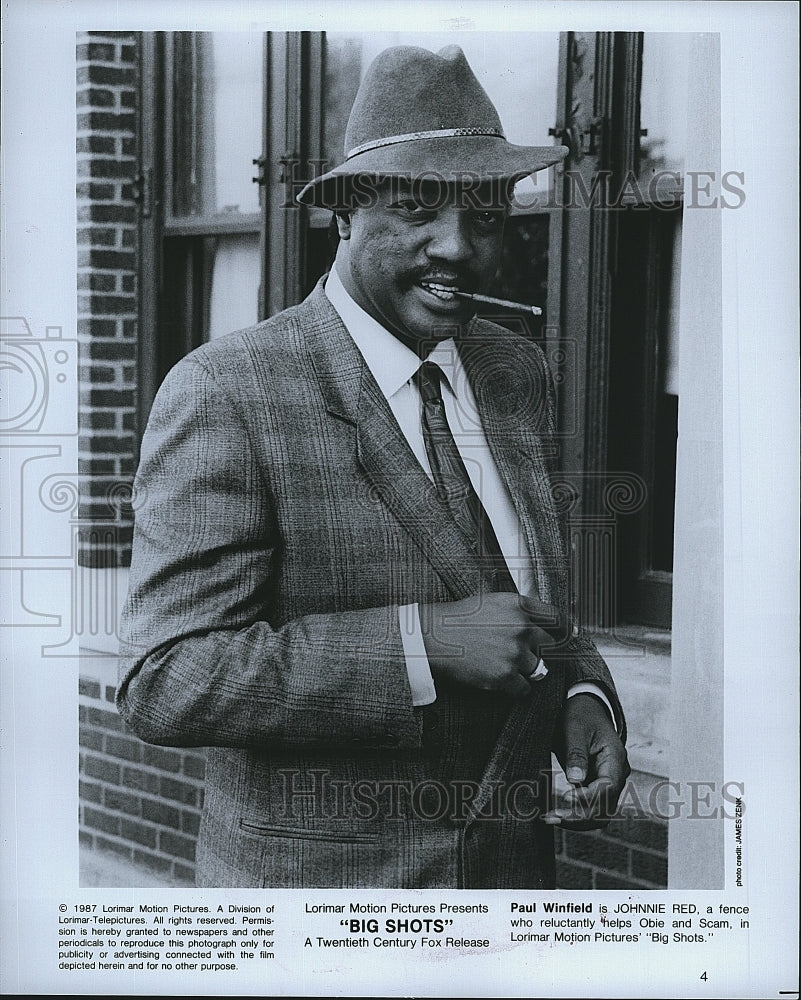 1987 Press Photo Paul Winfield in &quot;Big Shots&quot;- Historic Images