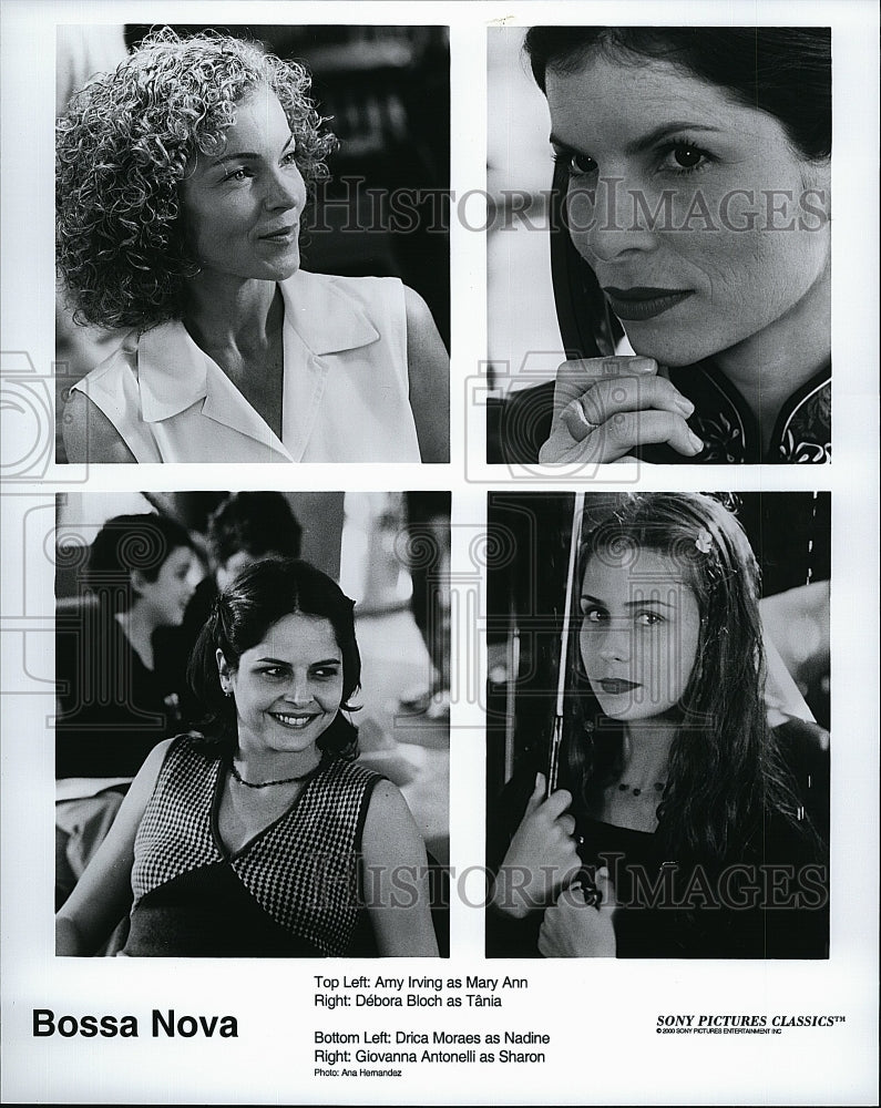 2000 Press Photo Amy Irving, Bloch, Moraes, Antonelli in &quot;Bossa Nova&quot;- Historic Images