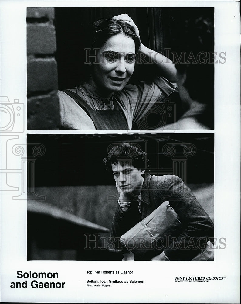 2000 Press Photo Nia Roberts Actress Ioan Gruffudd Actor Solomon Gaenor Movie - Historic Images