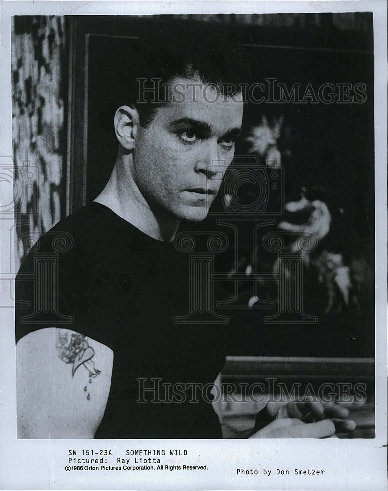 1986 Press Photo Ray Liotta American Actor Something Wild Movie Film- Historic Images