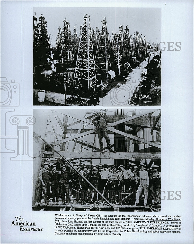 Press Photo The Story of Texas Oil in CBS &quot;The American Experience&quot;.- Historic Images