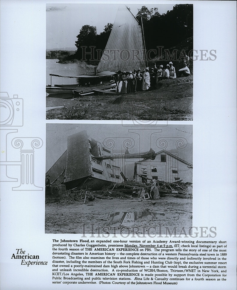 Press Photo Documentary Picture of the Johns town Flood- Historic Images