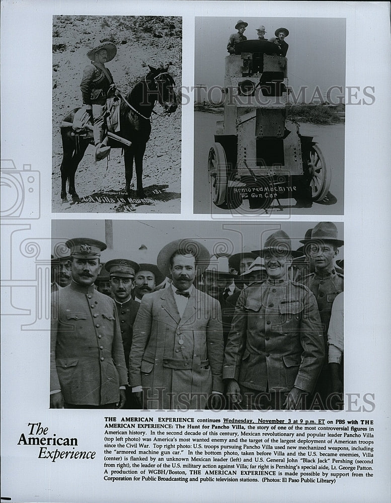 Press Photo American Experience Hunt For Pancho Filla U.S. Troops History- Historic Images