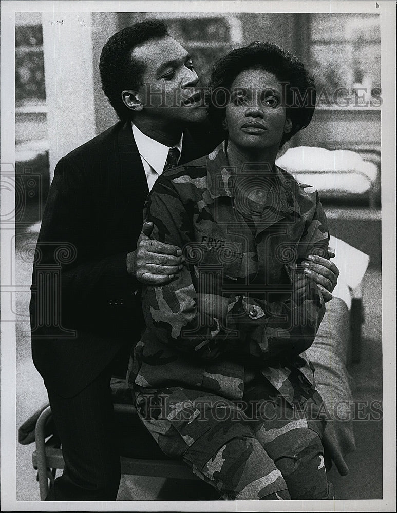 1989 Press Photo Clifton Davis and Anna Maria Horsford in Amen- Historic Images