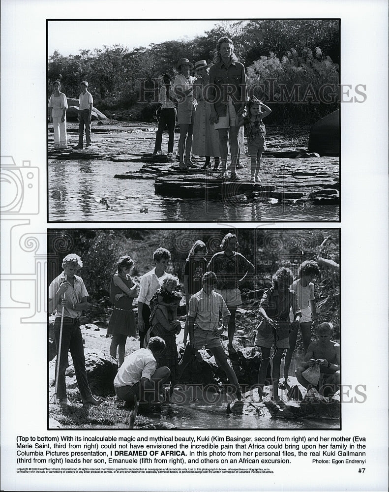 Press Photo Kim Basinger in I Dreamed Of Africa- Historic Images