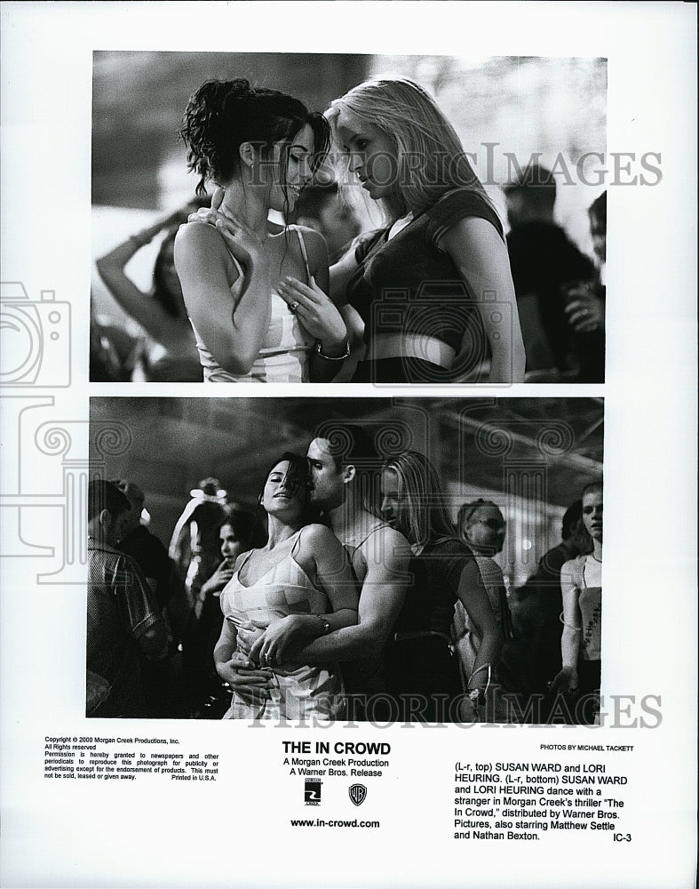 2000 Press Photo Susan Ward Lori Huering Star In &quot;The In Crowd&quot;- Historic Images