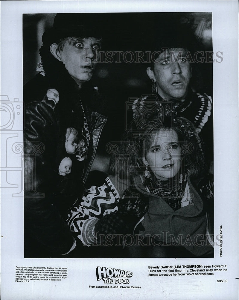 1985 Press Photo Lea Thompson Stars In &quot;Howard The Duck&quot;- Historic Images