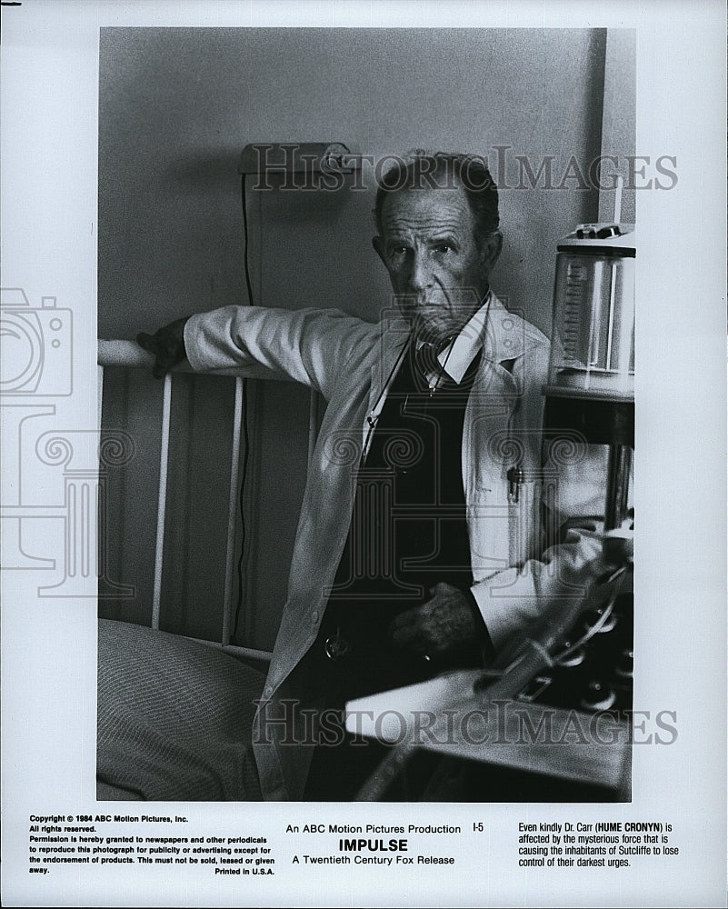 1984 Press Photo Hume Cronyn &quot;Impulse&quot;- Historic Images