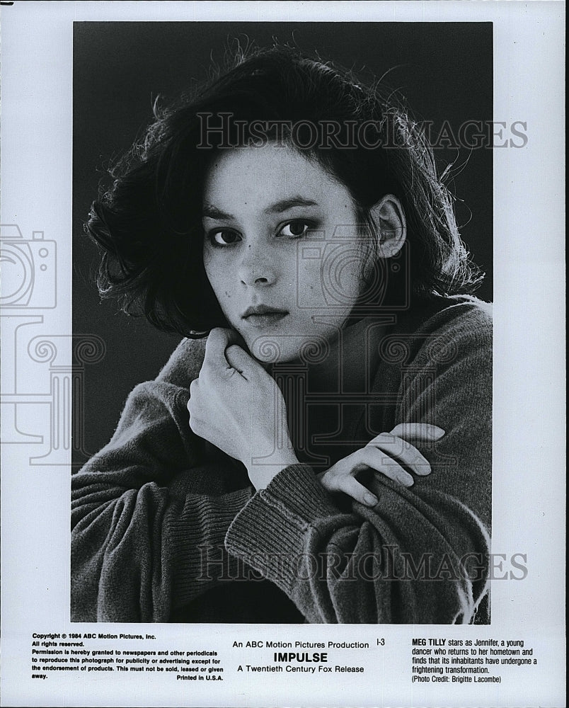 1984 Press Photo Meg Tilly in &quot;Impulse&quot;- Historic Images