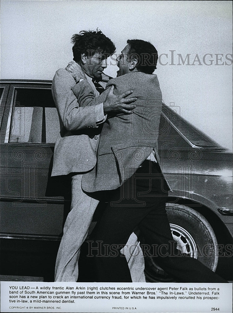 1979 Press Photo &quot;The In-Laws&quot; starring Peter Falk, Alan Arkin- Historic Images