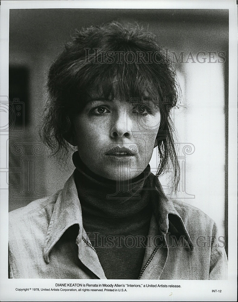 1978 Press Photo Diane Keaton in Woody Allen&#39;s &quot;Interiors&quot;- Historic Images