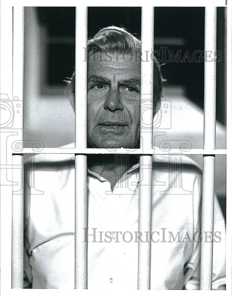 1987 Press Photo Andy Griffith, star of TV series &quot;Matlock&quot;- Historic Images