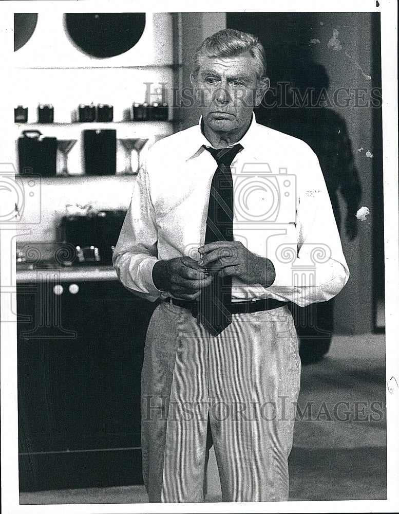 1988 Press Photo Andy Griffith in &quot;Matlock&quot;- Historic Images