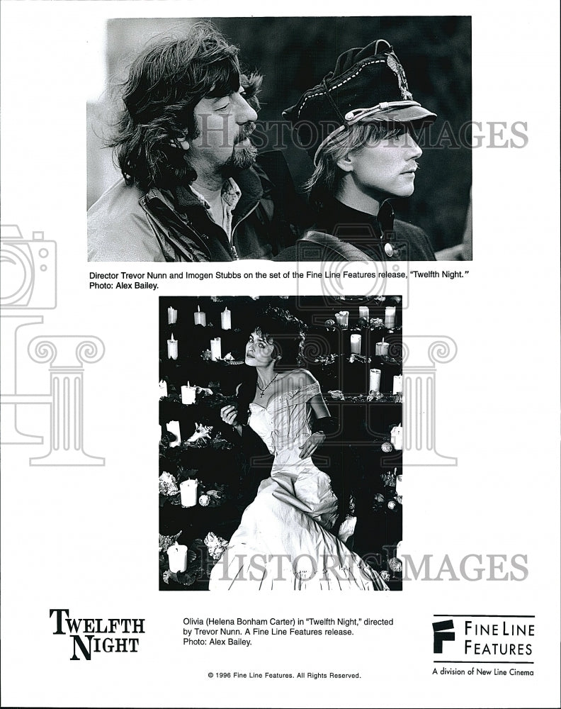 1996 Press Photo Trevor Nunn Director Imogen Stubbs in &quot;Twelfth Night&quot;- Historic Images