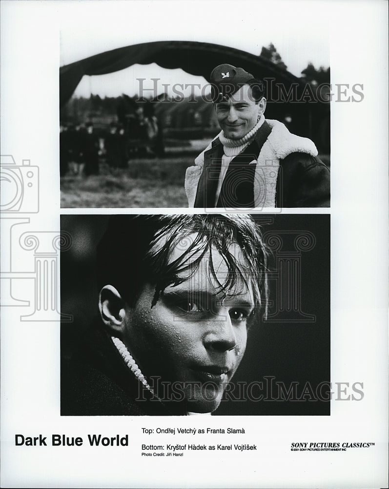2001 Press Photo Ondrej Vetchy Krystof Hadek Dark Blue World