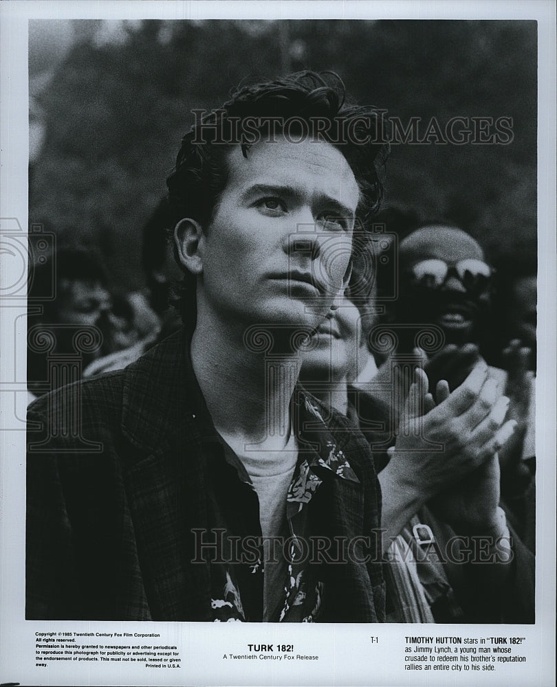 1985 Press Photo &quot;Turk 182!&quot; starring Timothy Hutton- Historic Images