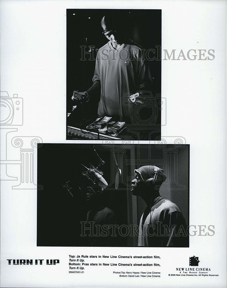 2000 Press Photo  &quot;Turn It Up&quot; Ja Rulie &amp; Pras star- Historic Images