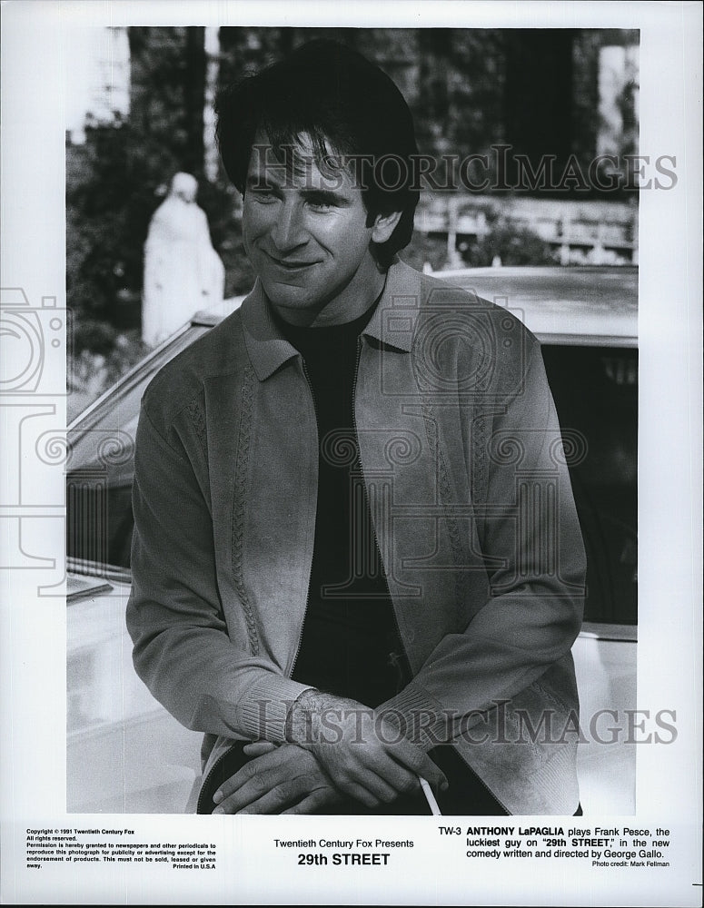 1991 Press Photo Movie 29th Street Anthony LaPaglia as Frank Pesce- Historic Images