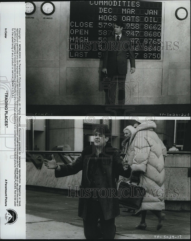 1983 Press Photo &quot;Trading Places&quot; starring Dan Akroyd- Historic Images