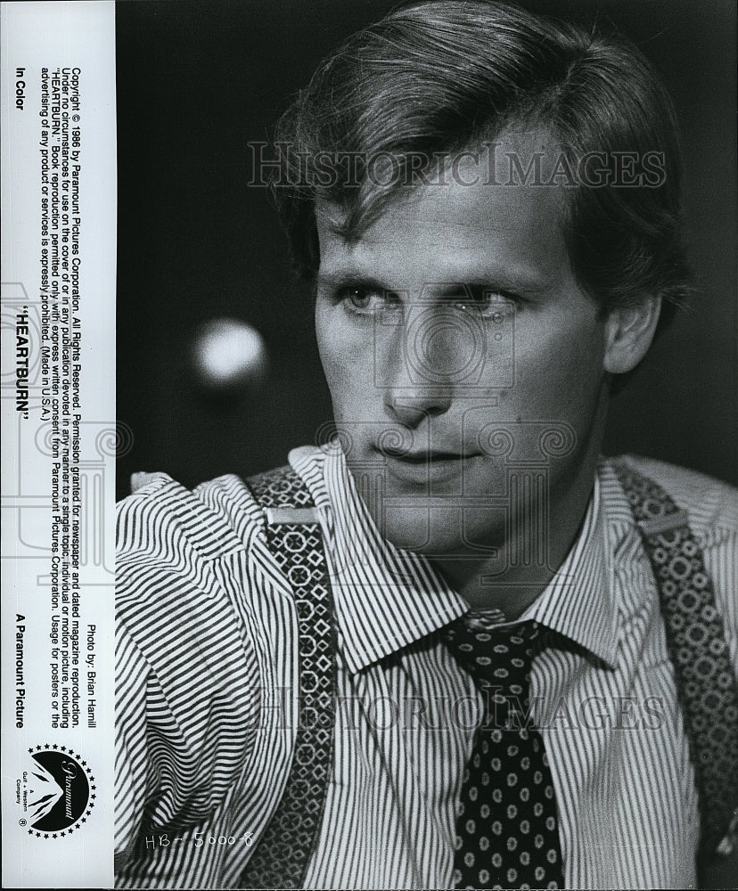 1986 Press Photo &quot;Heartburn&quot; starring Jeff Daniels- Historic Images