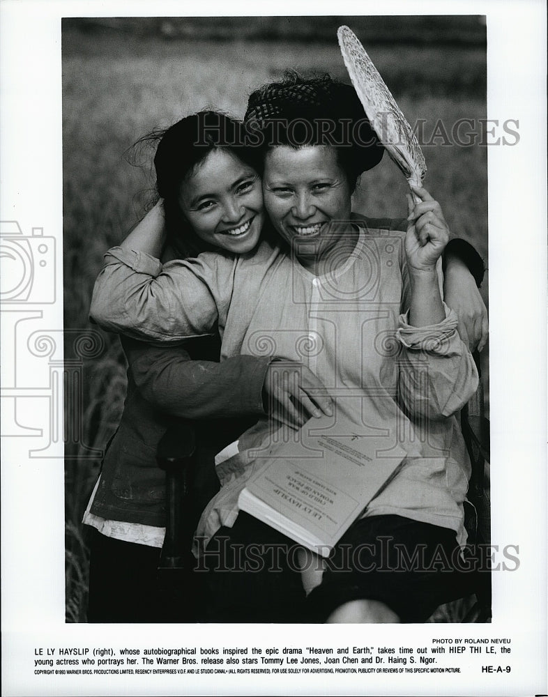 1993 Press Photo Actresses Le Ly Hayslip in &quot;Heaven &amp; Earth&quot;- Historic Images