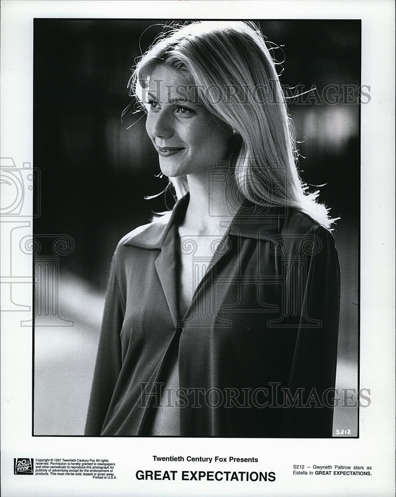 1997 Press Photo Actress Gwyneth Paltrow in &quot;Great Expectations&quot;- Historic Images