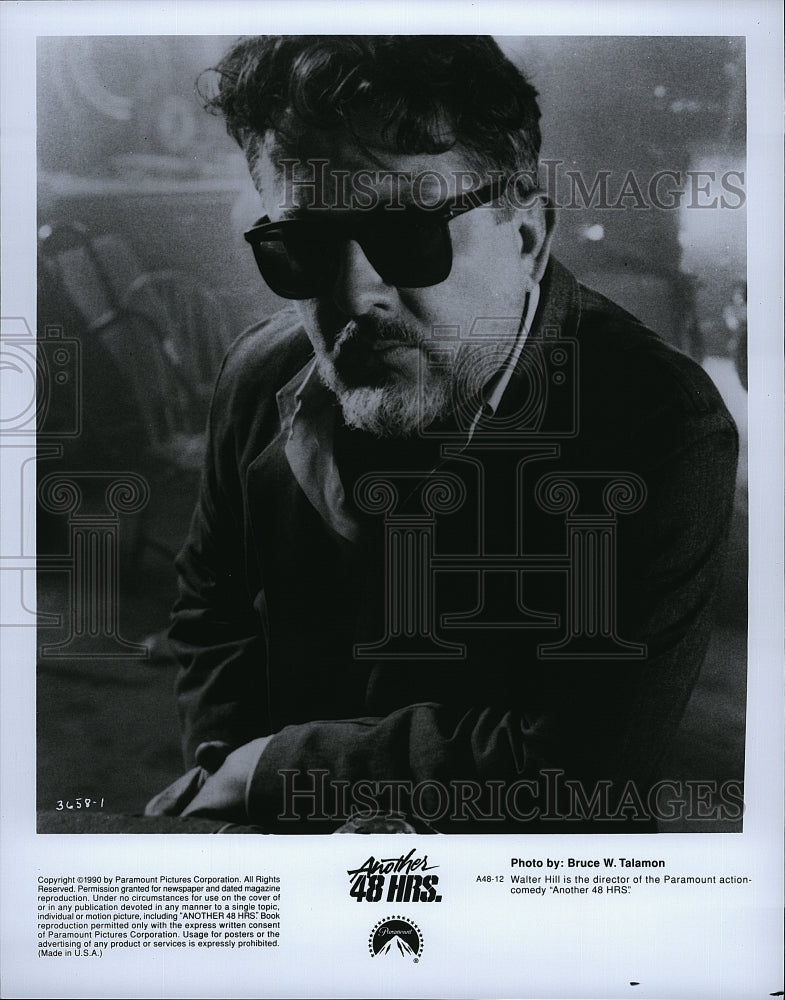 1990 Press Photo  &quot;Another 48 Hours&quot; Walter Hill, director- Historic Images