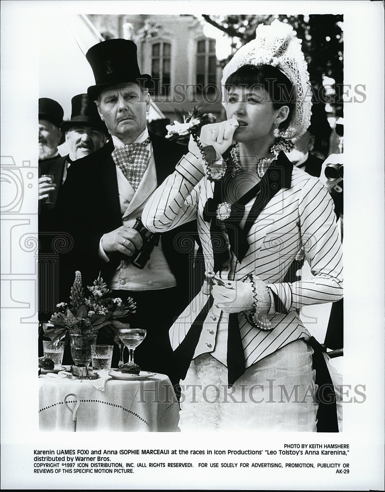 1997 Press Photo Actor James Fox  in &quot;Leo Tolstoy&#39;s Anna Kareanina&quot;- Historic Images