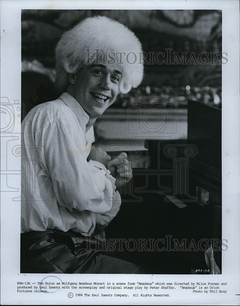 1984 Press Photo Actor Tom Hulce in &quot;Amadeus&quot;- Historic Images