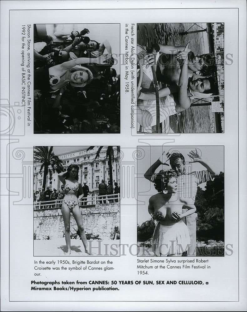 1950 Press Photo "Cannes: 50 Years of Sun, Sex & Celluloid"- Historic Images