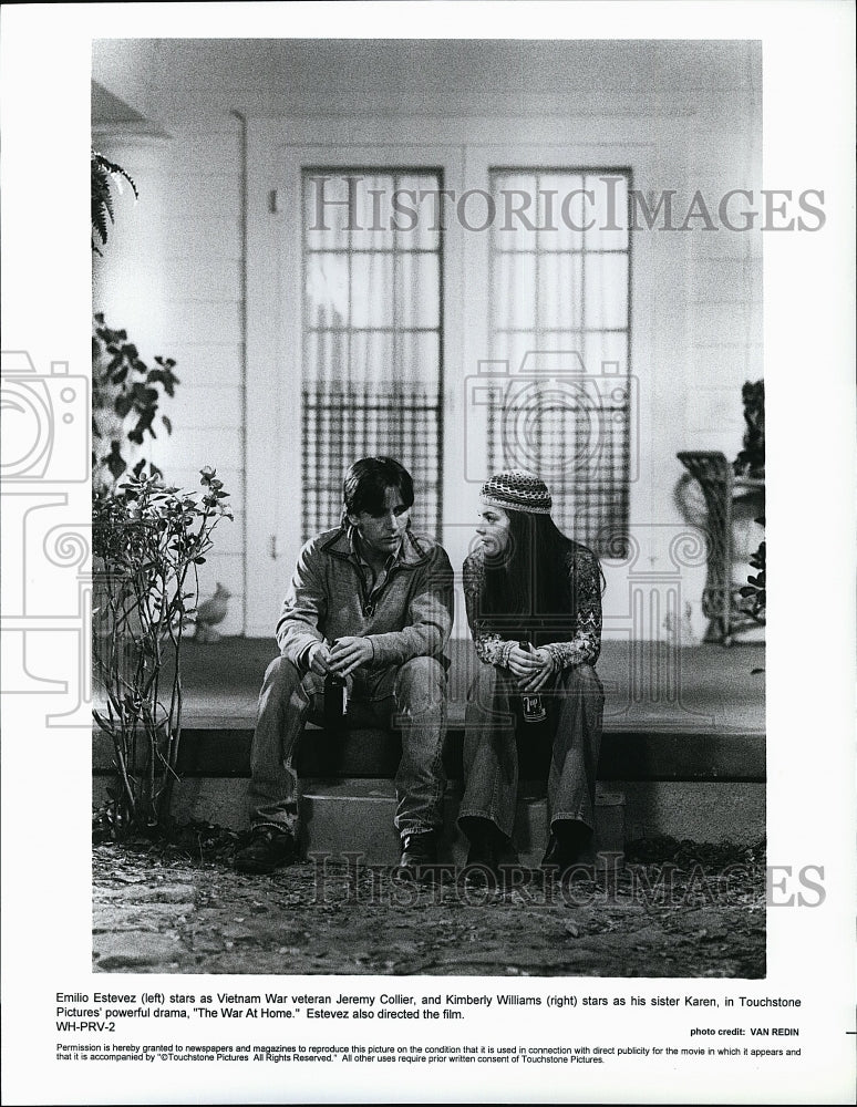 1996 Press Photo Actor Emilio Estevez in &quot;The War at Home&quot;- Historic Images