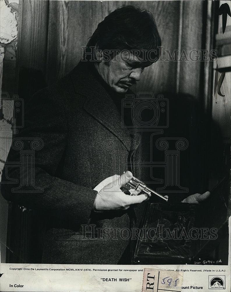 1974 Press Photo &quot;Death Wish&quot; starring Charles Bronsan- Historic Images