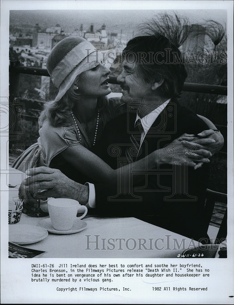 1982 Press Photo &quot;Death Wish II &quot; starring Charles Bronsan&amp; Jill Ireland- Historic Images