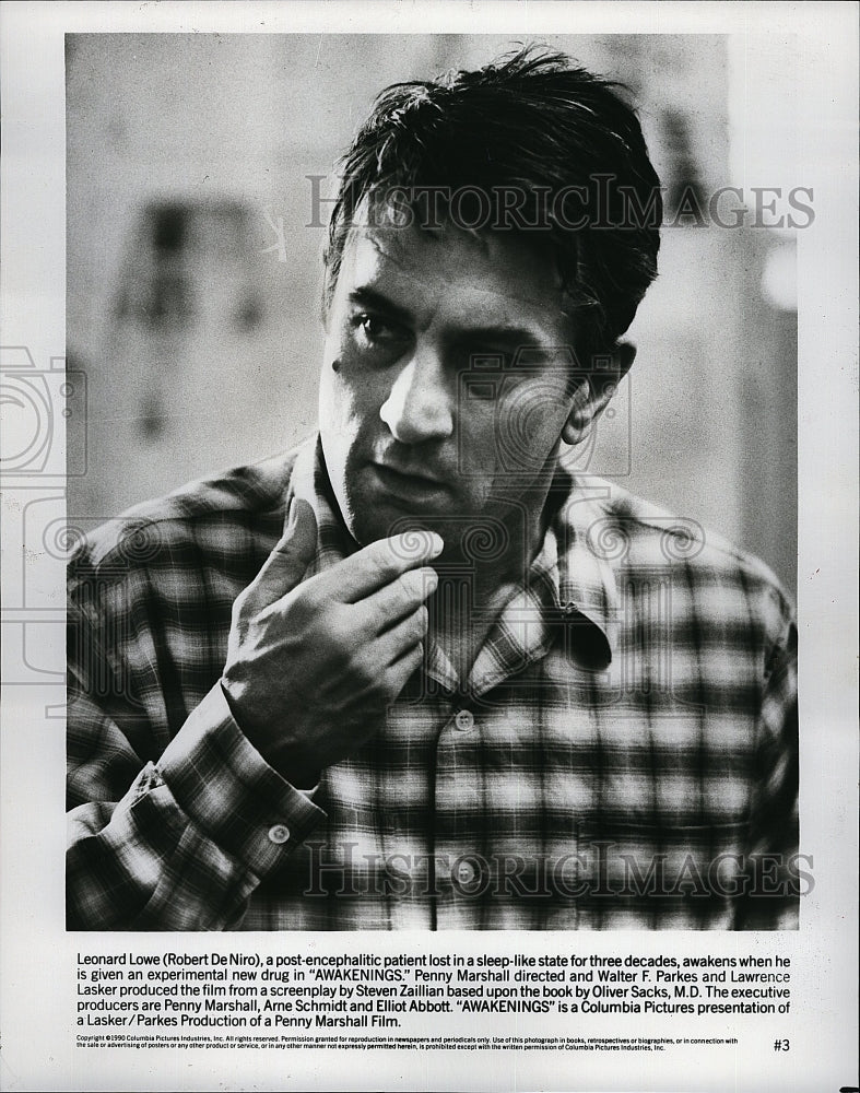 1990 Press Photo Robert De Niro in &quot;Awakenings&quot;- Historic Images