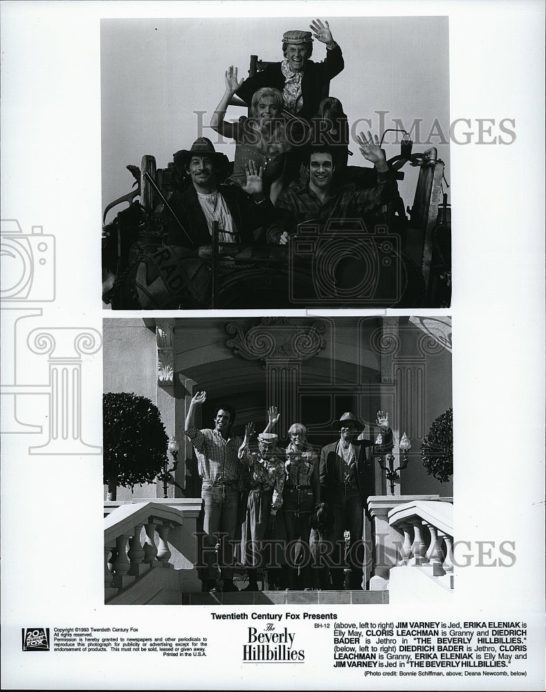 1993 Press Photo Scenes From Film &quot;The Beverly Hillbillies&quot;- Historic Images