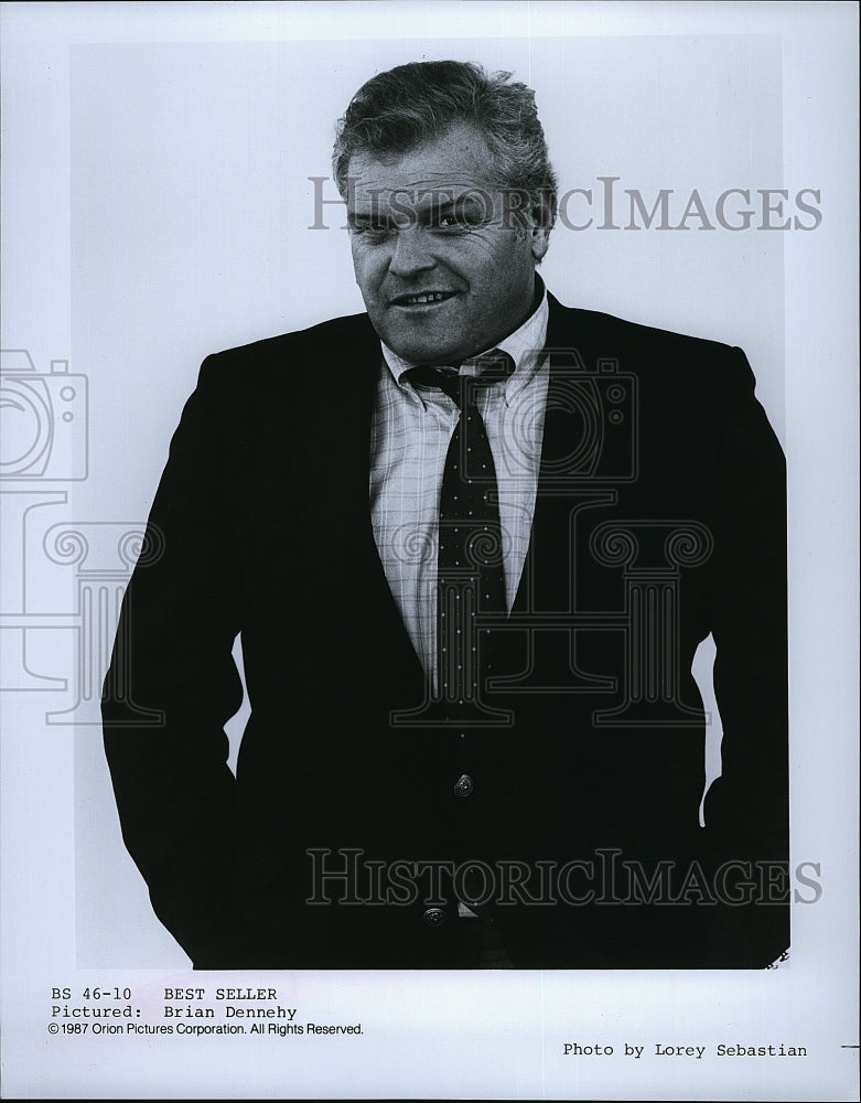 1987 Press Photo Brian Dennehy American Actor Stars In Best Seller Movie Film- Historic Images