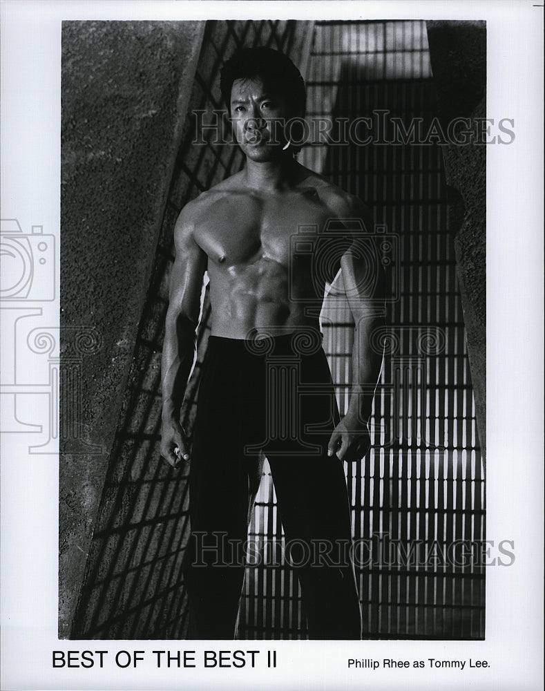 Press Photo Phillip Rhee Actor Martial Artist Best Of The Best II Movie Film- Historic Images