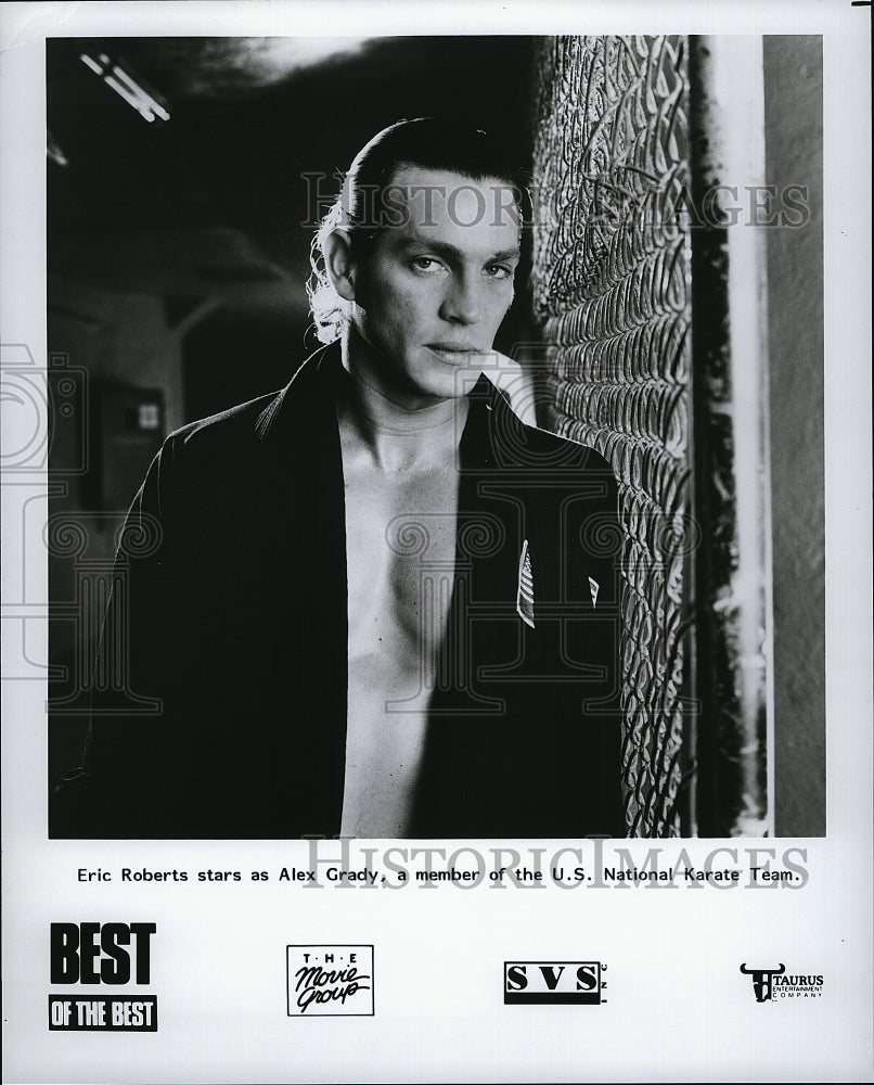 Press Photo Eric Roberts American Actor Martial Artist Best Of The Best Movie- Historic Images