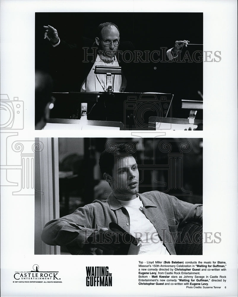 1997 Press Photo Bob Balaban and Matt Keesler in &quot;Waiting for Guffman&quot;.- Historic Images