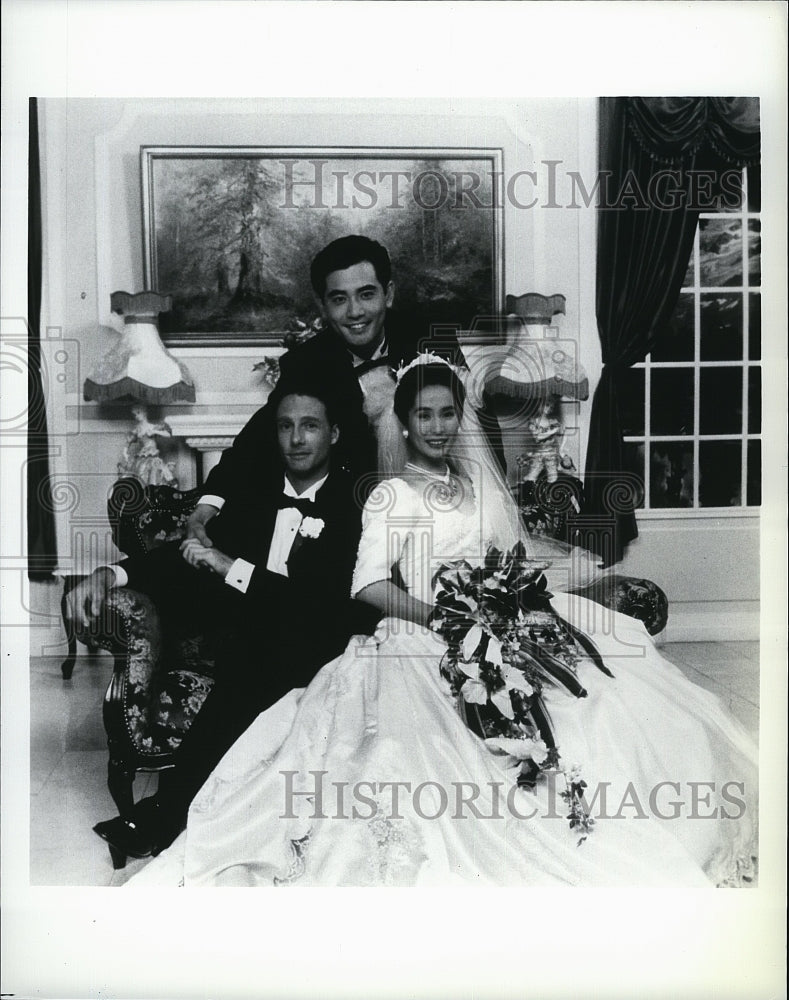 1993 Press Photo Lichtenstein Chao &amp; Chin Star In &quot;The Wedding Banquet&quot;- Historic Images